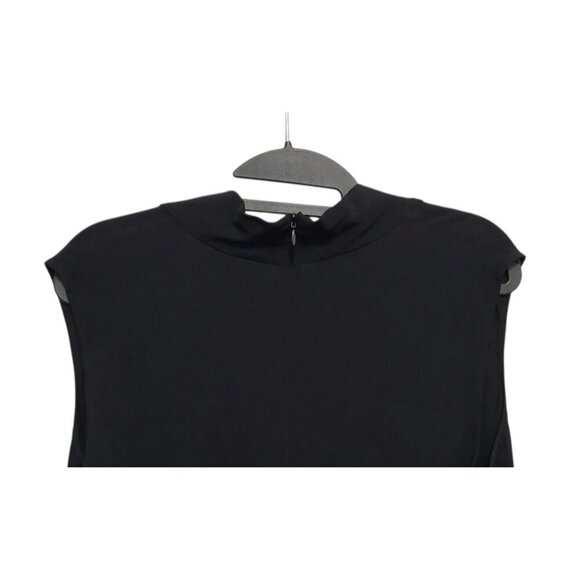 MAXMARA Black Viscose Shift Maxi Dress - Picture 10 of 14